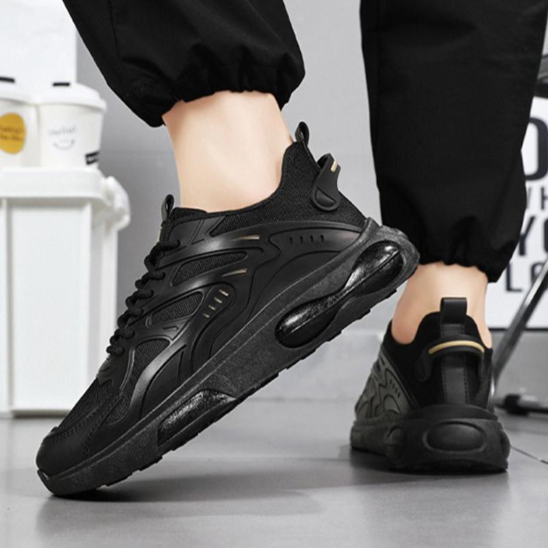 Men's Four-Season Breathable Shoes Versatile Chunky-Soled Anti-Slip Sports Casual Footwear