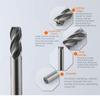 7/10Pcs 4-Flute Spiral End Mill Set High-Speed Steel CNC Milling Tools  Wood Steel Milling