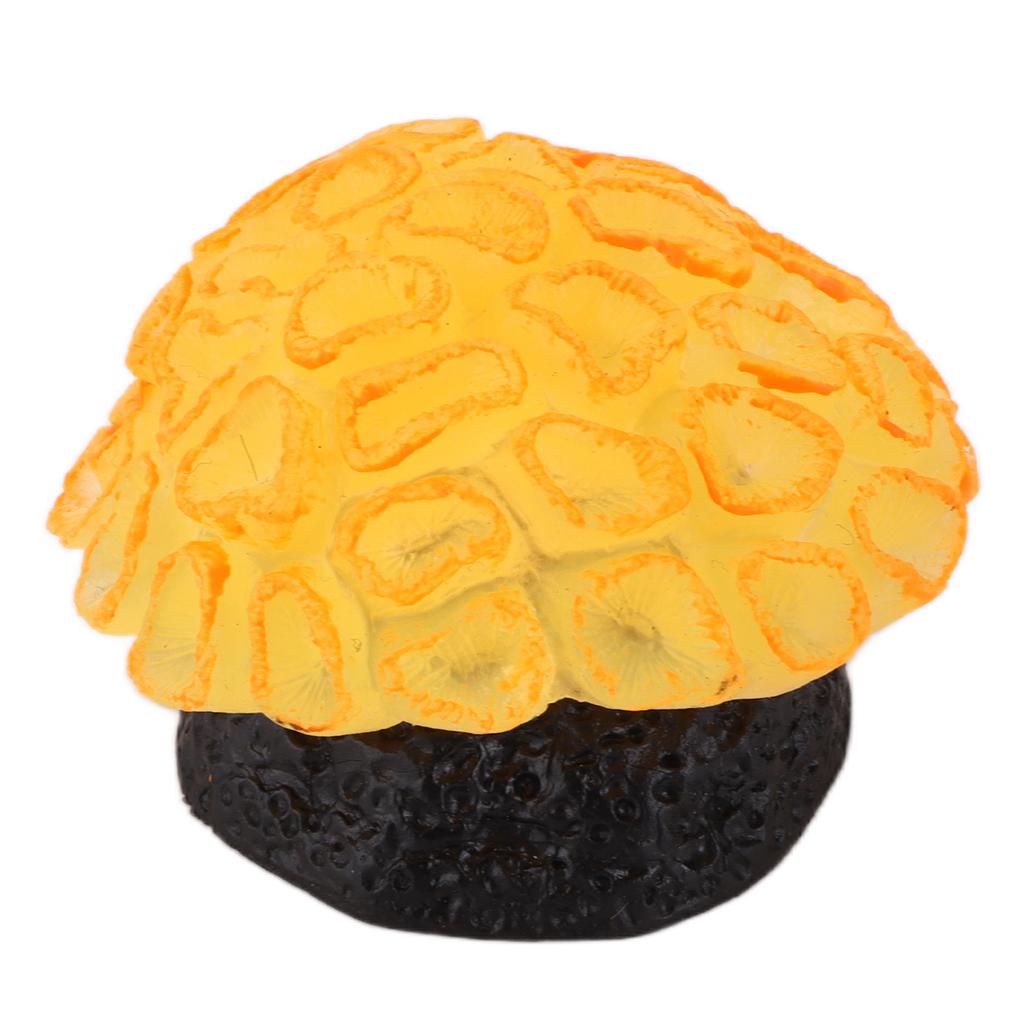 Polyresin Coral Ornaments Lifelike Silicone Sawgrass Coral for Fish Aquarium Decorations