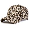 Unisex Leopard Print with Hearts Embroidery Baseball Caps Spring Autumn Outdoor Adjustable Casual Hats Sunscreen Hat Sports Cap