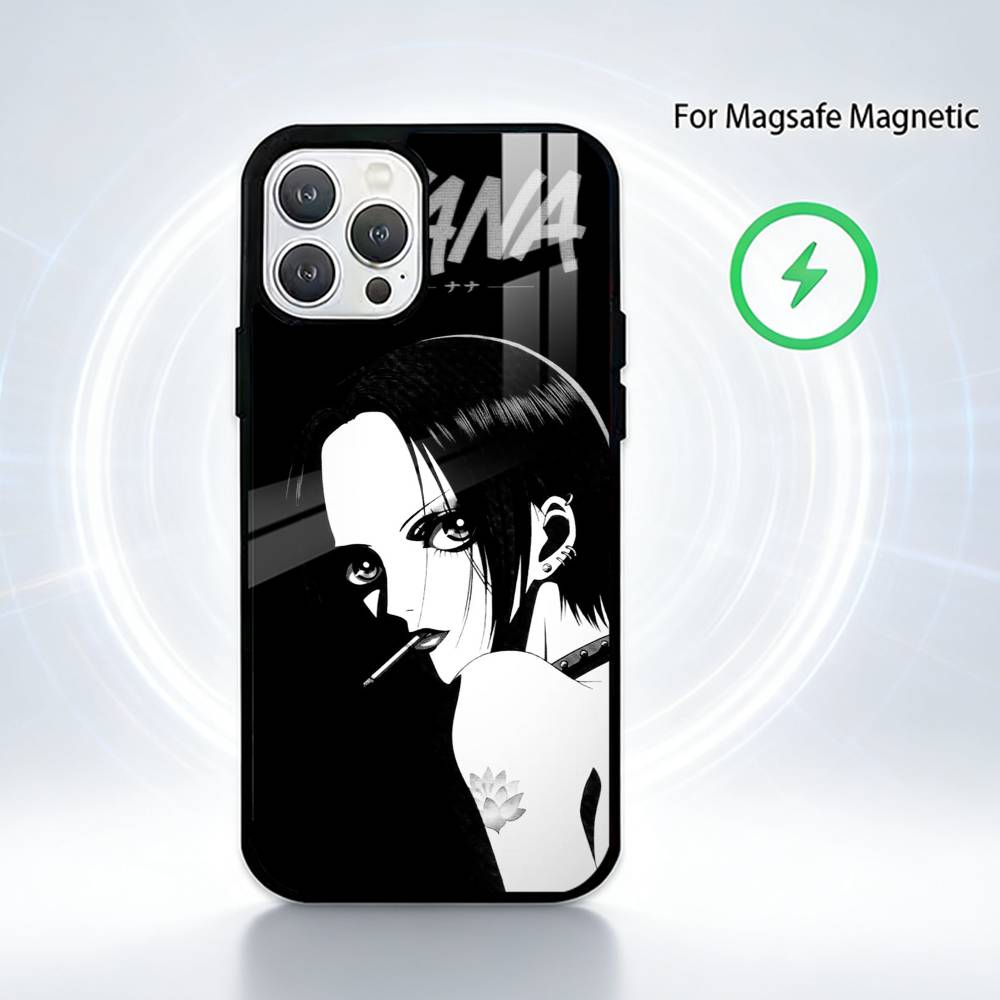 Nana Osaki Phone Case For iPhone 17,16,15,14,13,Pro,Max,Plus,Magnetic For Magsafe Wireless Charging