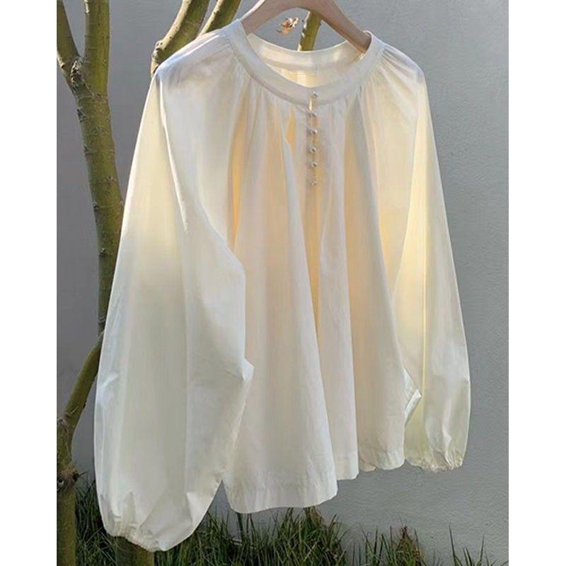 

French Chic Puff Sleeve Top - Autumn 2025 Niche Design