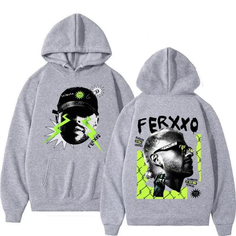 Feid Ferxxo European Size Men's Hoodies - Autumn/Winter Collection