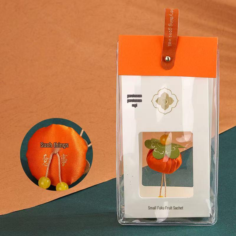 Persimmon Scented Pouch: Lucky Year of the Snake Charm and Gift