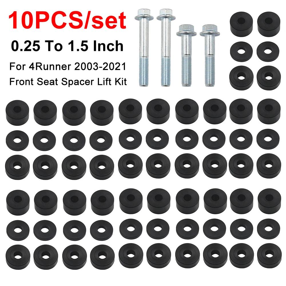 0.25"-1.5" Riser Front Seat Spacers Lift Jackers Kit Adjustable Rear of Front Seat Recline Kit for Tacoma 4Runner GX 2003-2021