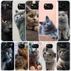 Coque de téléphone pour chat British Shorthair pour Xiaomi Poco F7 Ultra X5 X6 X7 Pro M7 Redmi 15C 15 13C 13 12C 12 10C 10 10A 9 9C 9A 9T Housse