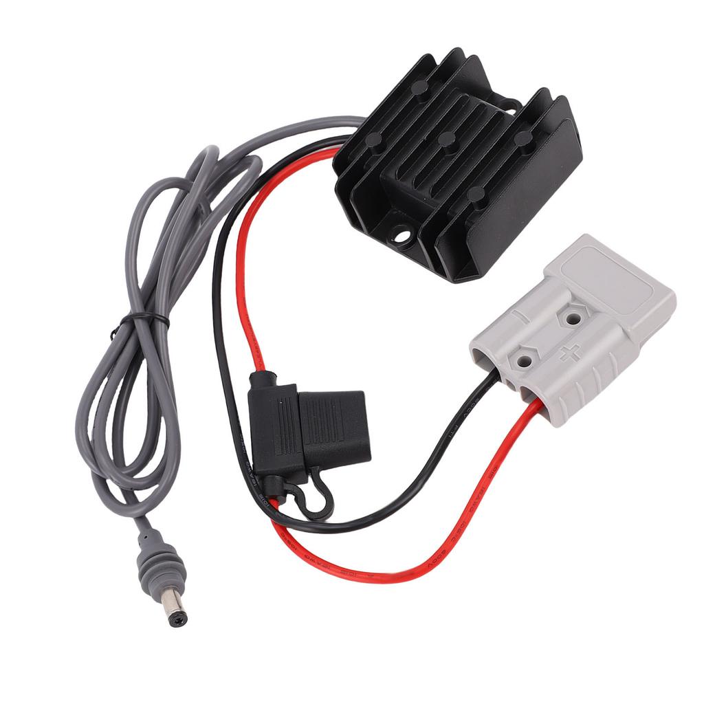 Power Cable Converter Fit for 50A 12V to 30V Boost Power Adapter with Waterproofing Port