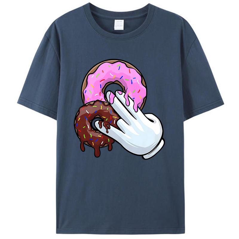 Donuts Two In The Pink One In The Stink Humor Women Men's T-Shirt Funny Memes Joke Vintage Graphic Tee Shirts Tops Novelty Gifts