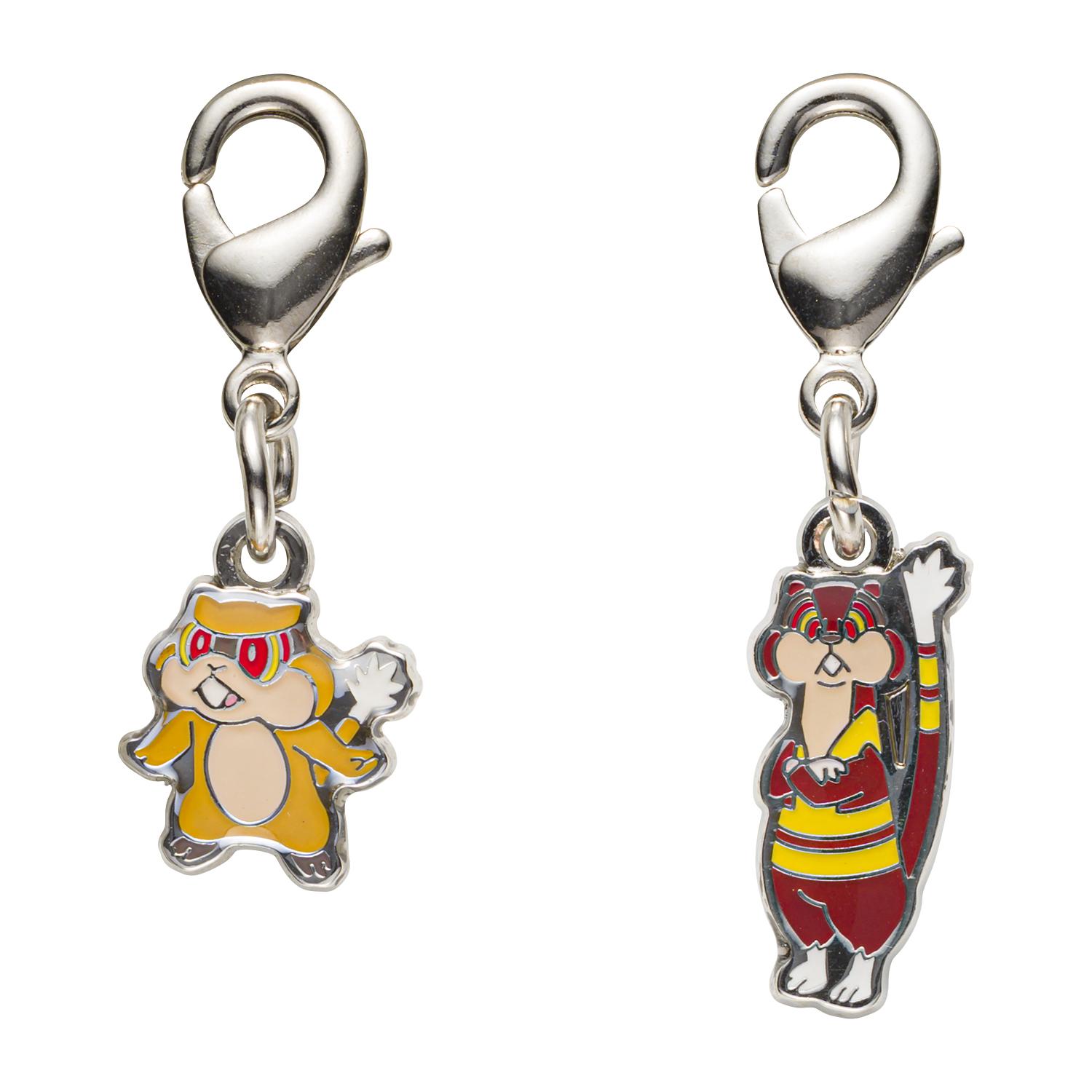 [Pokemon] Pokemon Center National Pokedex Metal Charm 504 Patrat 505 Watchog