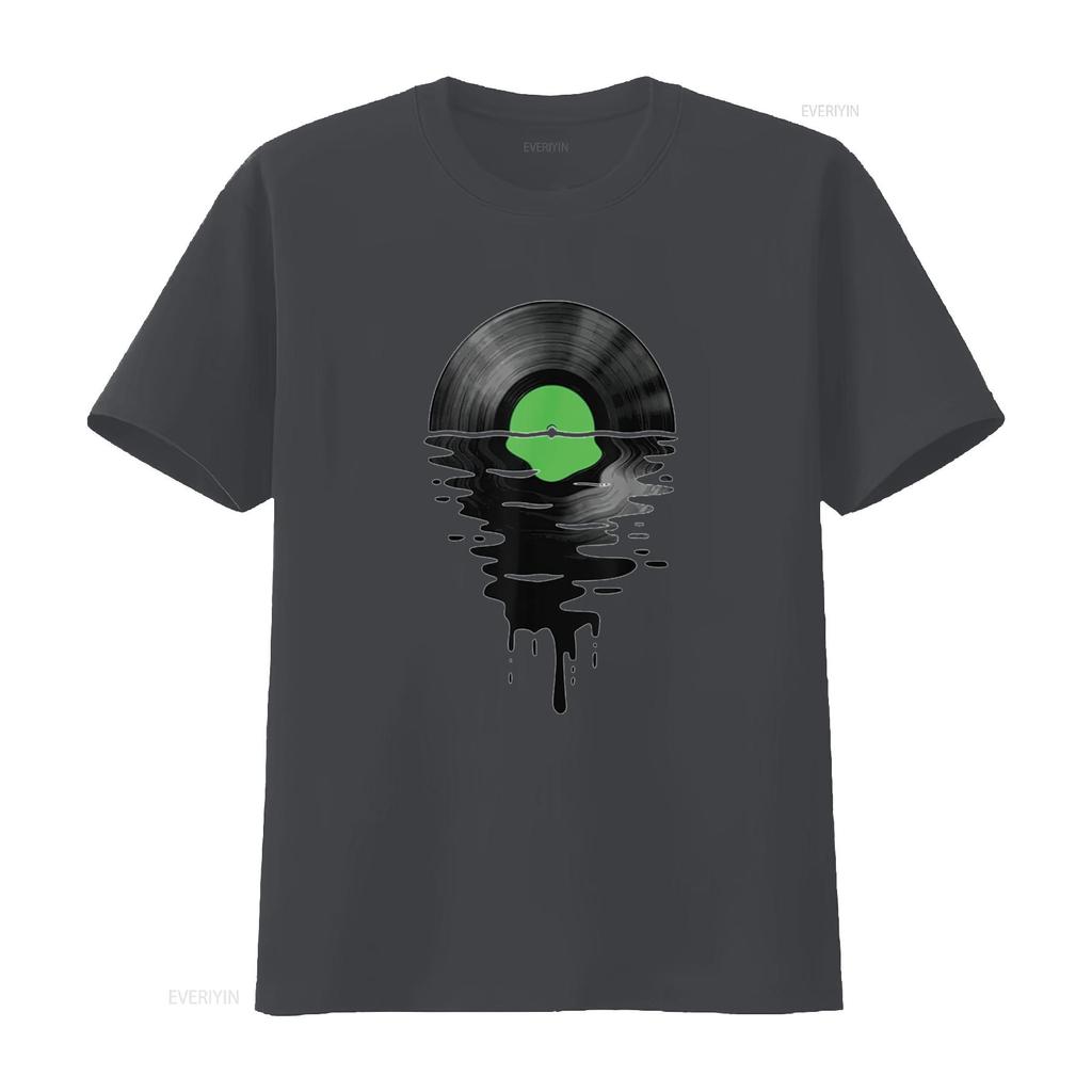 Mens Vinyl Record Music LP Classic 80s Sunset T Shirt White X Large vintage Washed Slightly streetwear Soft Casual Comfortable