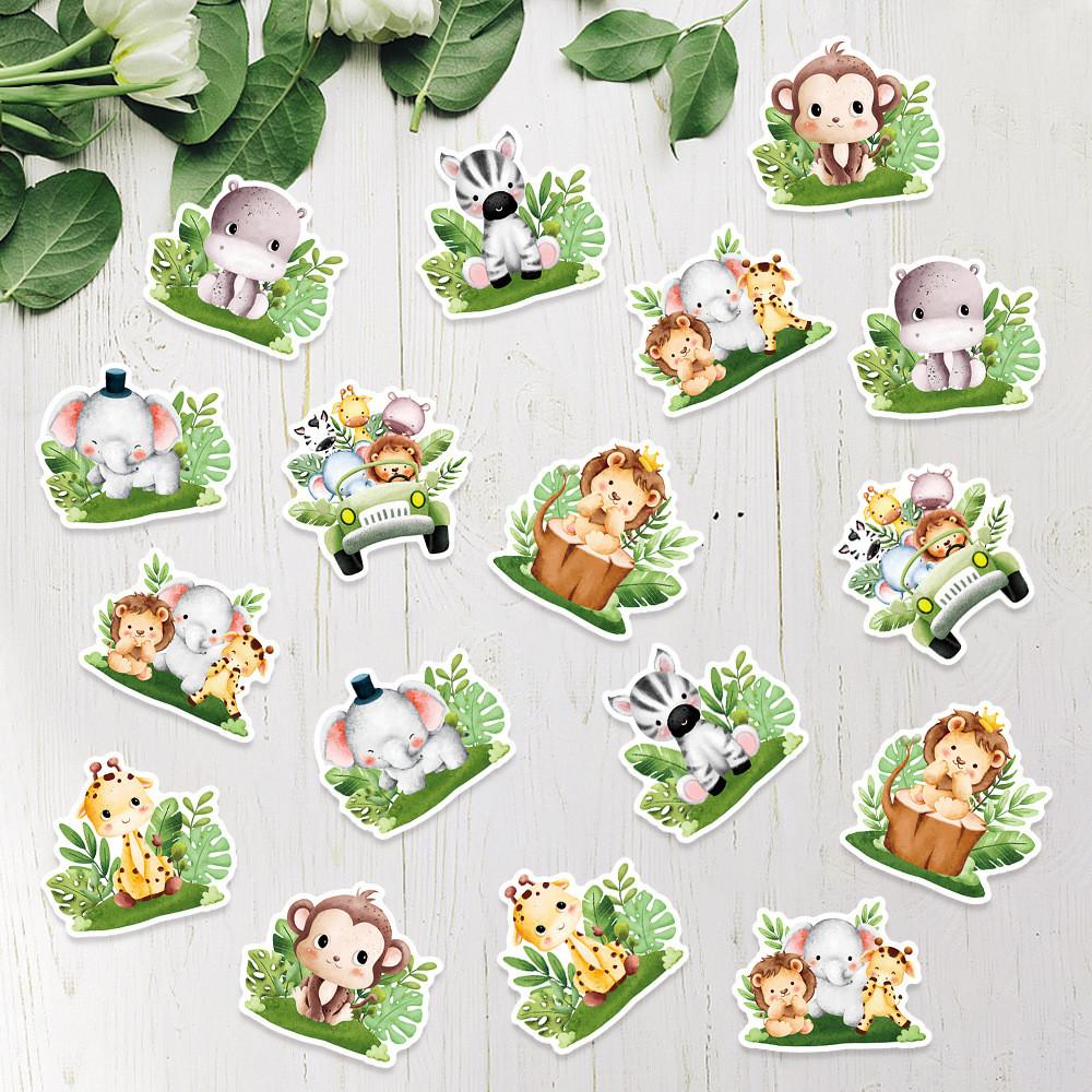 Jungle Animal Themed Confetti Birthday Party And Event Decoration Throwing Props