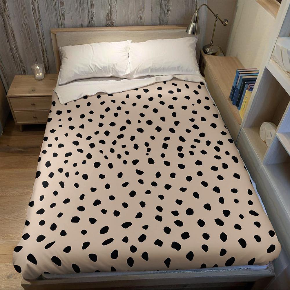Schwarze Flecken auf Kamel-Flanell-Decke Warm Weich Halloween Weihnachten Sofa Warm Gemütlich Dekorative Deko Geschenk für Alle Jahreszeiten