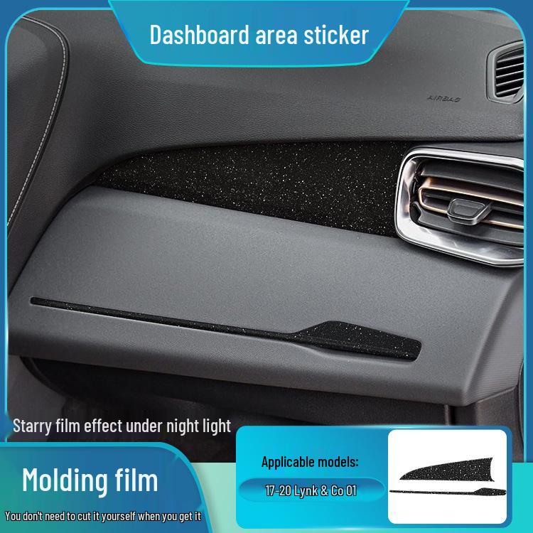 Sternenhimmel-Folie für Lynk&Co 01 Innenraum, Beschädigungsfreie Ersatzlösung für Modifikation: Modelle 02, Flammpunkt 05, Matt 06 Aufkleber.