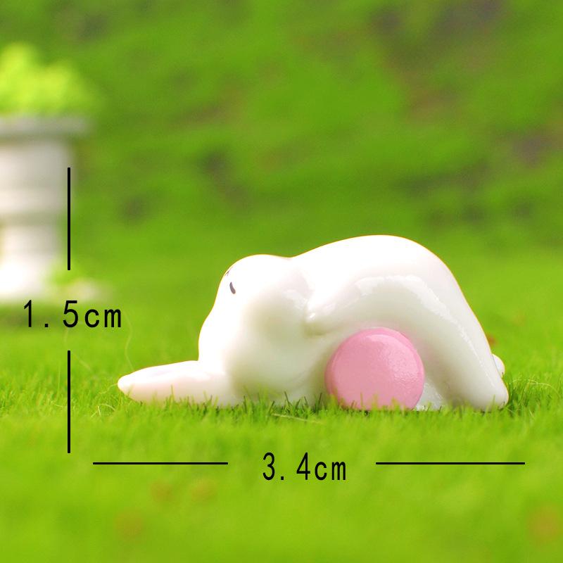 Cute and Sporty Little Rabbit Home Desktop Decoration Accessories Cartoon Rabbit Ornaments