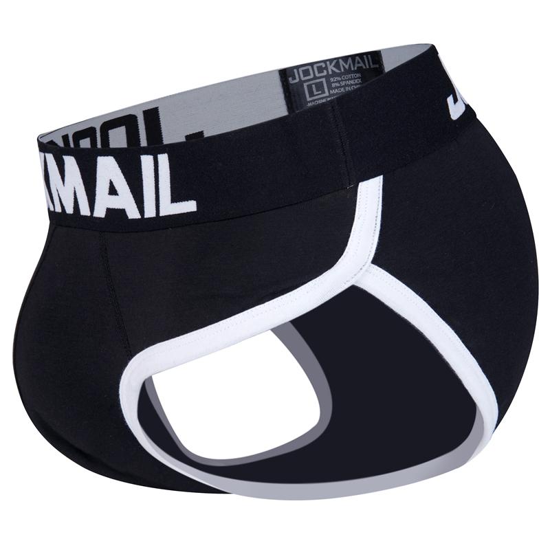 Briefs JOCKMAIL Adjustable Buttock Lift Buttock Augmentation Front and Back Removable Foam Pads Enhanced Men's Underwear
