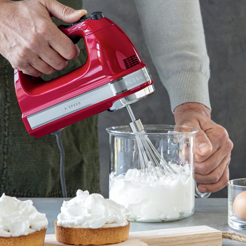Kitchenaid 9-Speed Hand Mixer 5Khm9212 Color: Gloss Red
