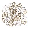 Connecteur Étoile Rétro Creux en Alliage 12x15mm pour Bijoux DIY - Disponible en 2 Couleurs