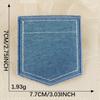 With Hot Melt Adhesive Back Iron on Jean Pocket Applique  Clothes Shoes Hats Bags Accessories