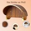  Premium Hat Pair Wall Mounted Persistent Metal Hardware For Cap Display