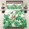 Cartoon Palm Leaf Duvet Cover Bedding Set Cute for Kids Teens Girls Bedroom Decoration Duvet Cover Easter Gift Friends