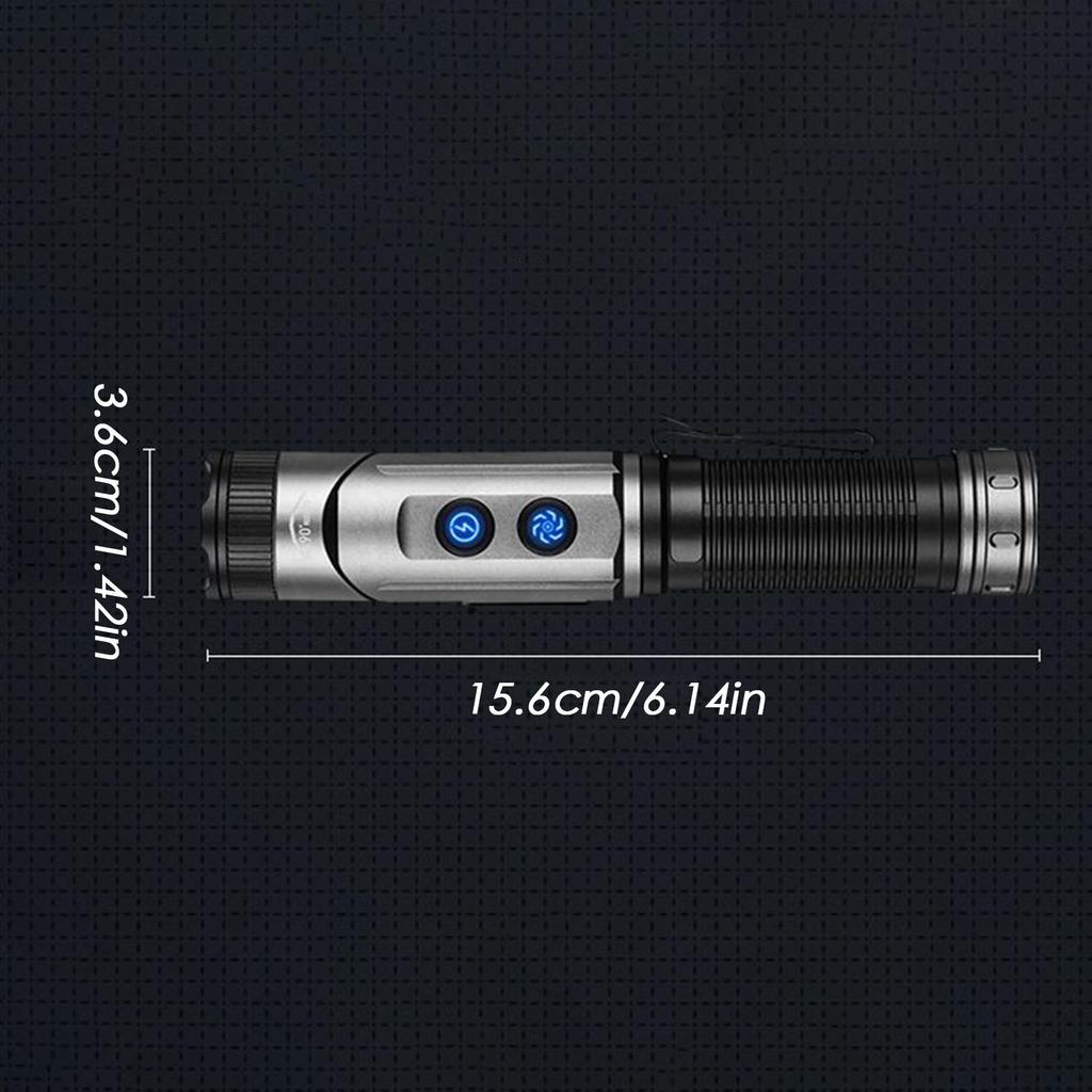 Rechargeable Work Light Rechargeable Magnetic Flashlight Outdoor Portable Torch 90-Degree Adjustable Corner Work Light For Night