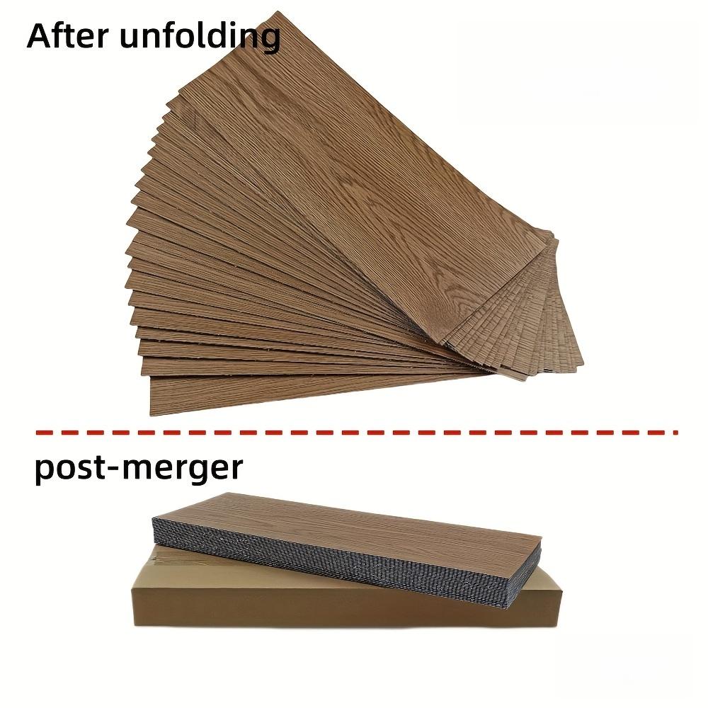 10 ks 40x15cm PVC Podlahové Samolepky Samolepicí Samolepky Voděodolné Zesílené Dřevěný Vzor Podlahové Samolepky Samolepky Obývací Pokoj