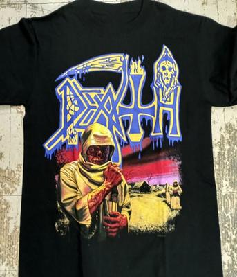 T-shirt homme Death Band noir à manches courtes, toutes tailles, unisexe 84