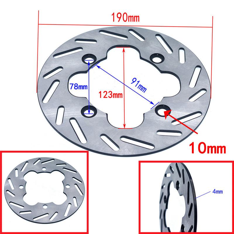 Front Rear Brake Disc Rotor 108 130 158 170 180 190MM For 50 125cc 150cc 200cc 250cc Quad Pit Dirt Bike ATV UTV