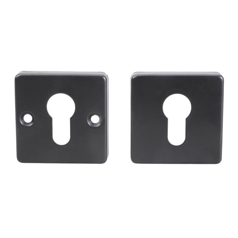 Practical Matte Black Dummy Door Handle Set 2 Pack Easy Installion Designs Accessory for Contemporary Interior Door