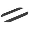 2Pcs Carbon Fiber Car Door Sill Scuff Plate Pedal Trim Accessory 3.65x25.3cm