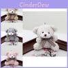 Entzückendes Mini-Teddybär-Plüschtier Niedliche Kleine Bärenpuppe Weiche PP-Baumwolle