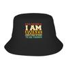 Unisex Women Kawaii Bucket Hat Just Because Im Awake Funny Quote  Accessories Bob Hat For Picnic Headwear Lightweight