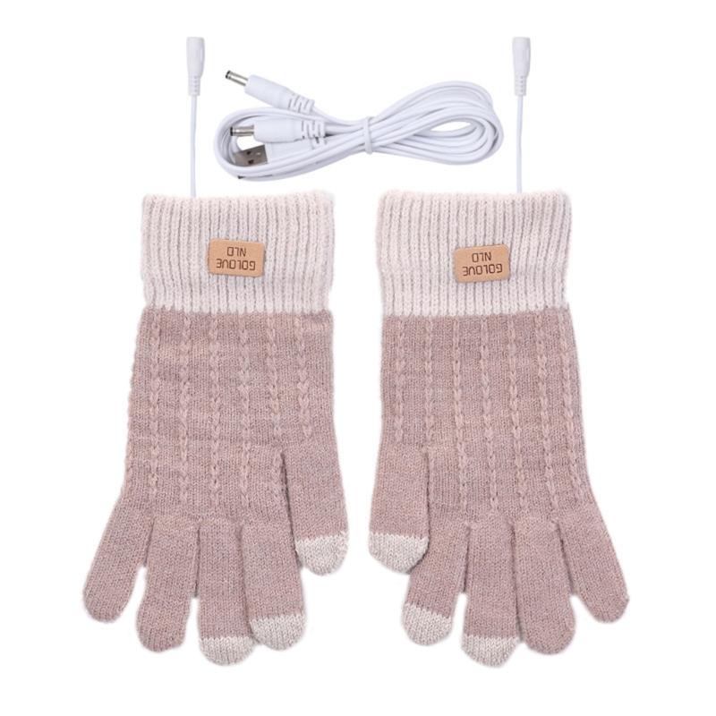 Electric Heated Gloves Outdoor Sports Screen Touch Heating Gloves Thermal Gloves