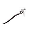 New Chinese Style Elegant Lotus Tassel Black Wood Hairpin Retro Hair Stick Back Head Updo Hair Accessory for Horse Face Skirt Daily Wear