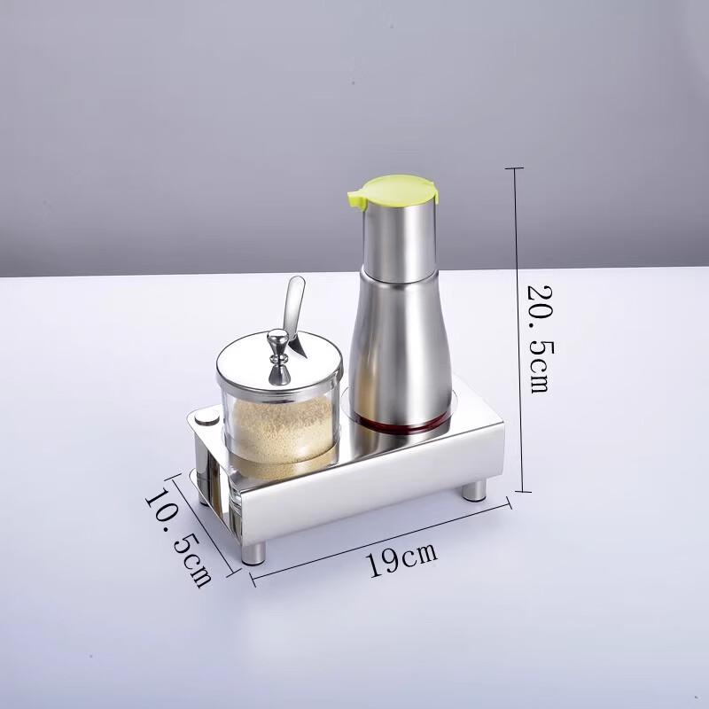 Yingbai 10-Piece Glass Seasoning Jar and Oil Bottle Set