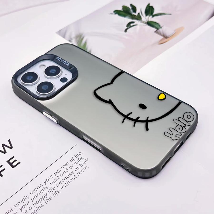 Sanrio Hello Kitty Cute Black Phone Case for Apple 11