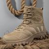 Men Tactical Boots Lace Up Desert Military Work Ankle Hiking Shoe Climbing Shoe Army Boot Unisex Size Plus Male Brand Waterproof