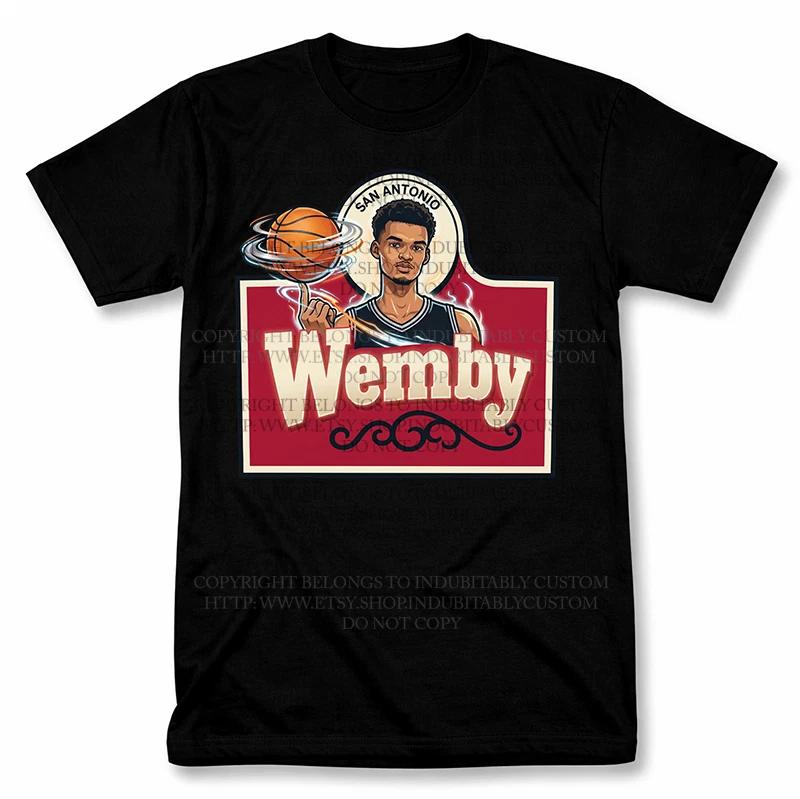 Victor Wembanyama Funny Wemby Graphic T Shirt Vintage Basketball Fan Tee XXL