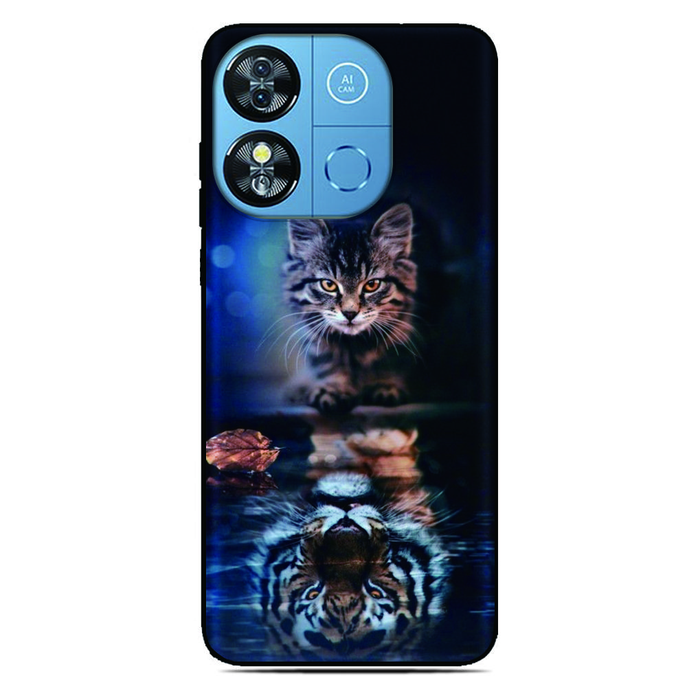 Cat Anime DIY Phone Case For ZTE Blade A76 4G A75 A73 A72 A71 A56 A55 A54 V80 Pro A35 Core A36 A51 Lite A34 A31 Plus A5 Cover