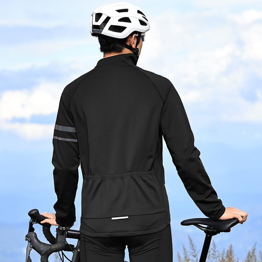 Wosawe Colete e jaqueta térmica masculina para esportes ao ar livre, à prova de vento, de lã, quente