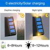 RGB Color Changing or White&Warm Double Color Changing - Solar Stairs Lights Waterproof Wall Lamp for Garden Walkway Fence Solar Powered Lighting