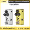 MOSKY Pedal de Guitarra Clássico Dourado / Prateado Cavalo Pedal de Efeito de Guitarra Overdrive True Bypass Carcaça Totalmente Metálica