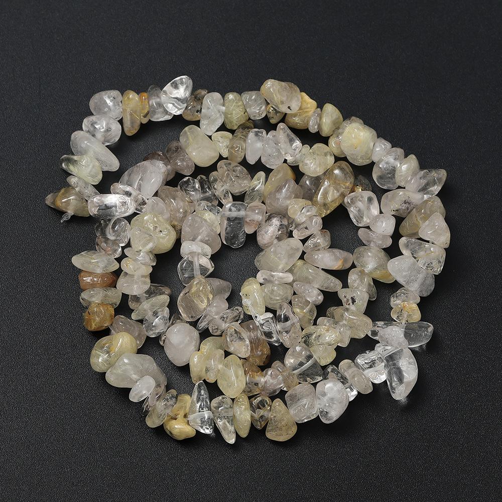 Natural Loose Bead Stone Grains 5mm-12mm Irregular Crystal Gravel Beaded DIY Bracelet Necklace Accessories