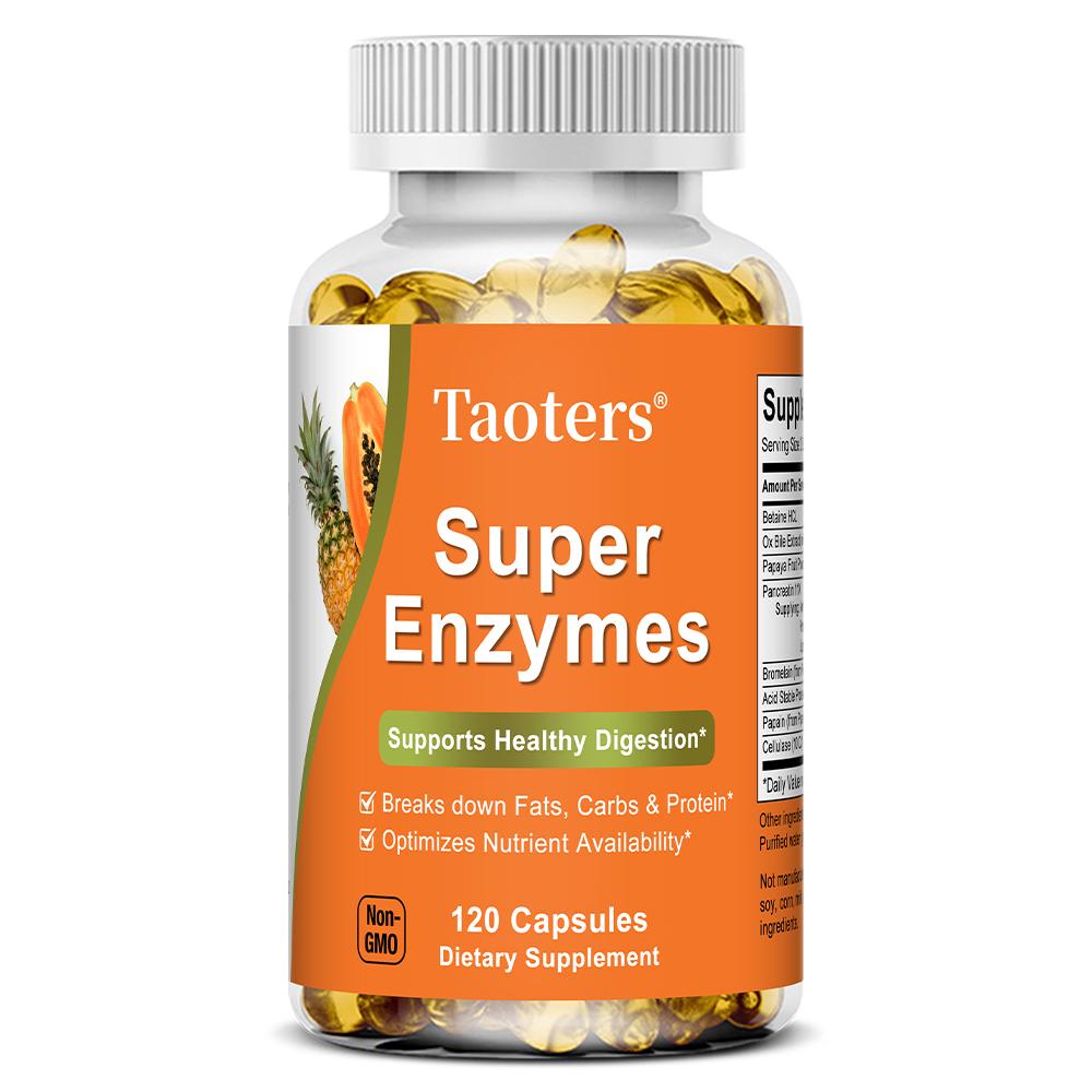 

Taoters Compound Digestive Enzyme Capsules Promote Digestion and Protect the Intestine 120 capsules 120 capsules
