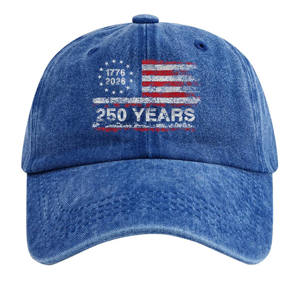 American Anniversary Commemorative Hat Printed Baseball Hat