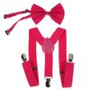 Y-förmiges Baby- und Krawatten-Set für Kinder - Zweiteiliges Verkleidungsoutfit für Kinder mit verstellbarem Baby- und Clip-Krawatte.