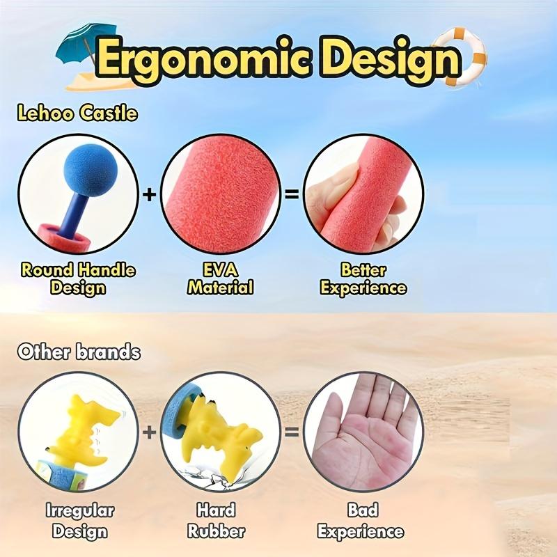 Summer New Pull-Back Water Toys, Splash Toys for Outdoor Beach and Pool Activities - EVA Material High-Pressure Foam Water Guns