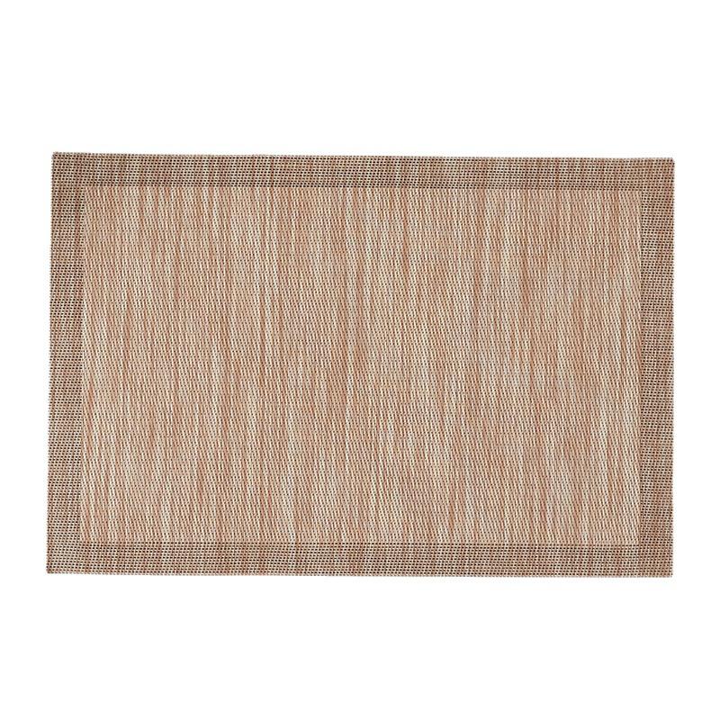 Placemat PVC Square Waterproof and Oil-Proof Hotel Western-Style Placemat Insulated Dining Table Mat