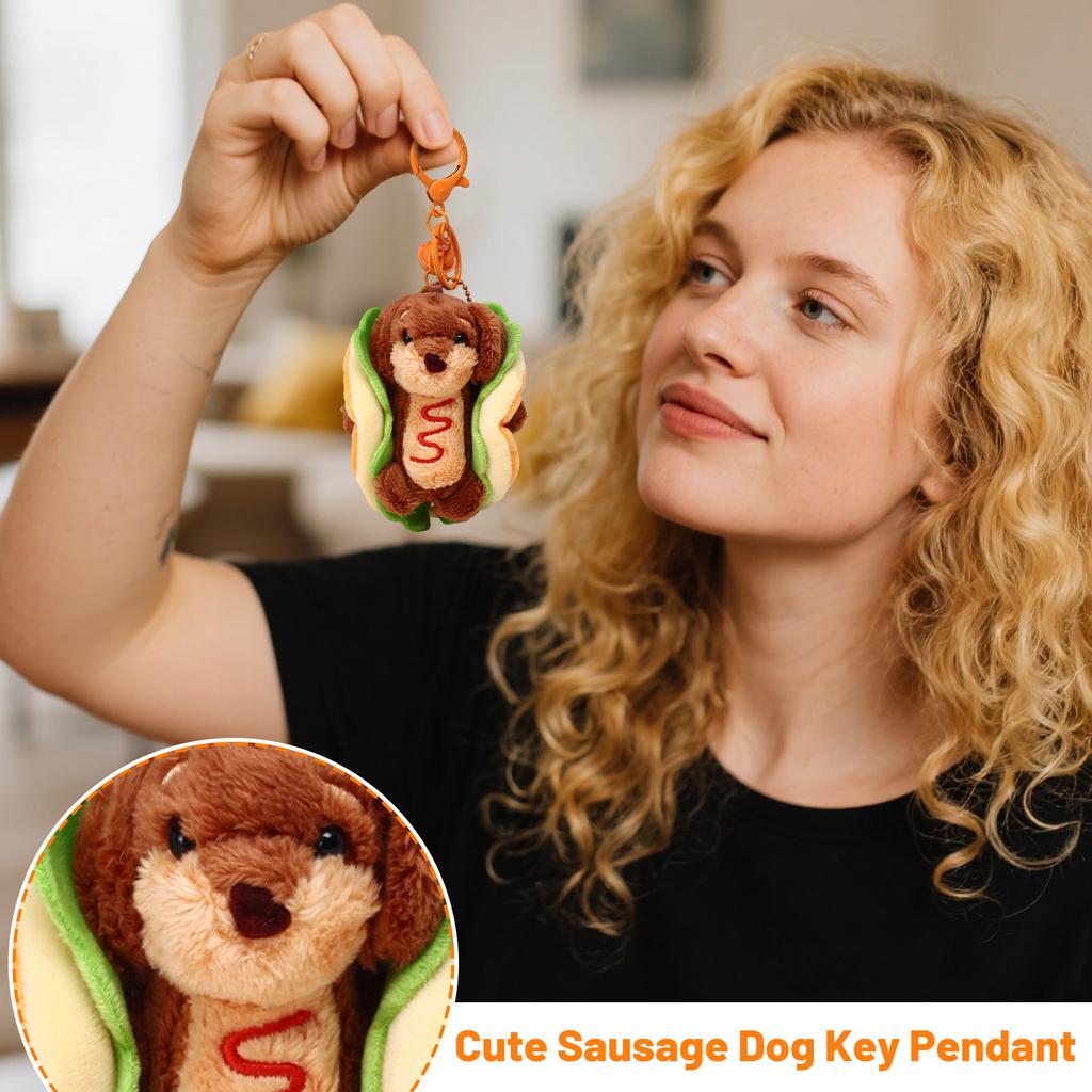 Cute Dachshund Key Pendant