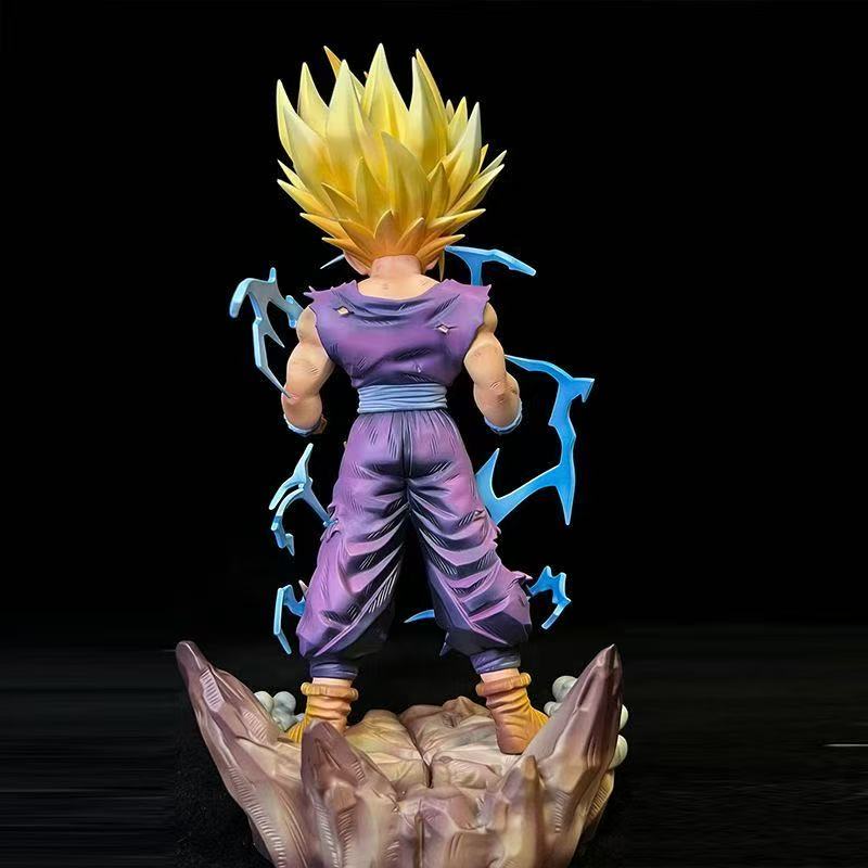 29cm/11.42inch Dragon Ball Z Son Gohan Figure Replace Heads Gohan Super Saiyan Pvc Action Figures Collection Mode Toys Gifts